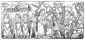 Iraq Prints: Ancient Assyrian reliefs