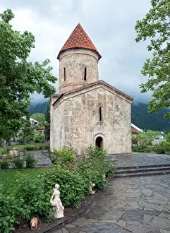 Albanian Prints: Ancient caucasian albanian church of Kish, Azerbaijan