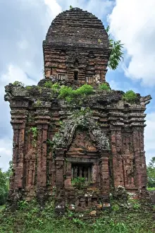 Ancient Champa Ruined Temple at My Son Sanctuary