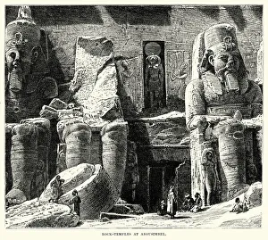 Images Dated 4th August 2015: Ancient Egypt - Rock Temples at Abu Simbel