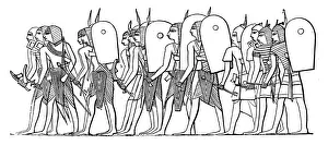 Traditional Clothing Gallery: Ancient Egypt warrior army