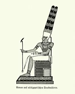 Images Dated 14th June 2018: Ancient Egyptian God Amun