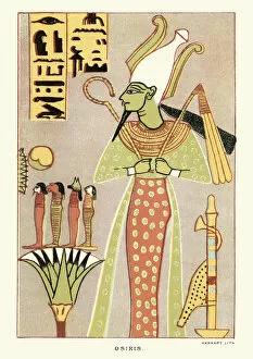 Images Dated 11th July 2016: Ancient egyptian god Osiris