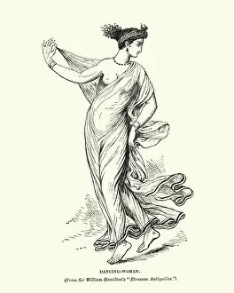 Images Dated 19th February 2018: Ancient Etruscan dancing woman