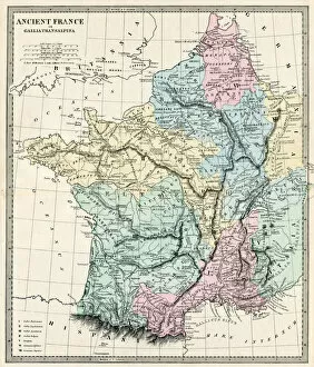 Ancient France Map