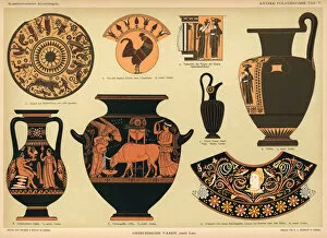 Images Dated 8th August 2017: ancient Grecian vases