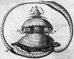Elephant Prints: Ancient Hindu Notion Of Earth; On Turtle
