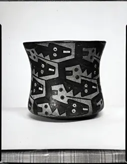Ancient Inca Vase with Animal Motif
