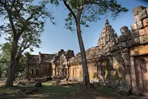 Shielding Prints: the Ancient Khmer art, Phanom Rung historical park in north east of Thailand