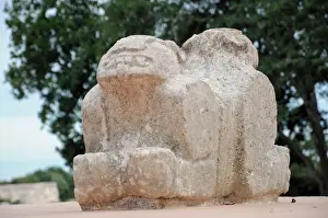 Jaguar Prints: Ancient Mayan Two Headed Jaguar Throne, Uxmal