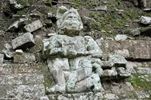 Copan Prints: Ancient Mayan Stone Sculptures and Ruins, Copan