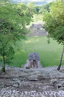 Copan Prints: Ancient Mayan Temple Pyramid Platforms of Copan