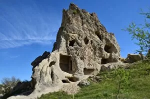 Images Dated 6th July 2015: Ancient rock dwellings in Cappadocia, Turkey