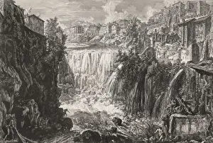 Cascade Prints: Ancient Rome, Cascata di Tivoli