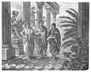 Images Dated 10th June 2017: Ancient Rome - Galenus (Galien) - School Medicine