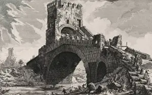 Historic Quarter Prints: Ancient Rome, the Ponte Salario