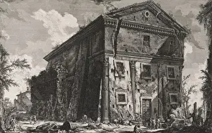 Beverage Prints: Ancient Rome, Tempio di Bacco, View to the Temple of Bacchus