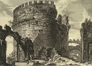 Information Technology Prints: Ancient Rome, The Tomb of Caecilia Metella