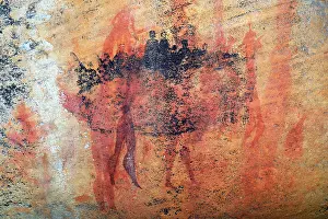 Engravings Prints: Ancient San Rock Art, Aboriginal South Africa