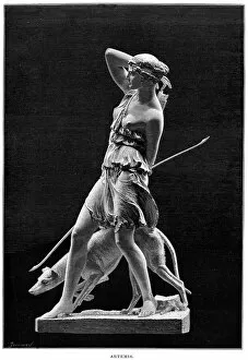 Greek Mythology Decor Prints Gallery: Ancient Statue of the Goddess Artemis