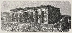 Images Dated 25th September 2018: Ancient temple Ruins at Dendera