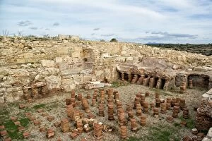 Cyprus Collection: Ancient underfloor heating