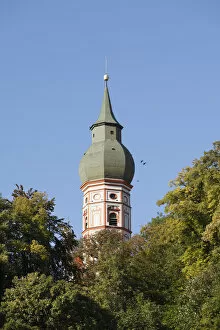 Images Dated 26th September 2011: Andechs Monastery Church, Pilgrimage Church of St. Nicholas and Elisabeth, Fuenfseenland