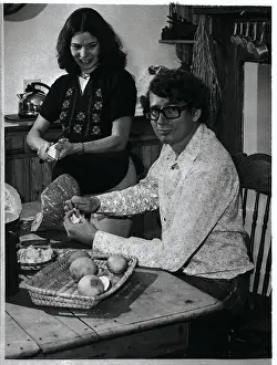 Andre Brink and His Wife, Alta, at Home