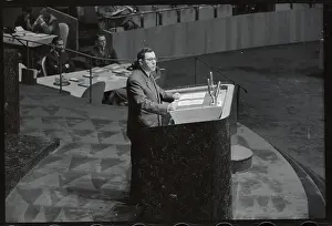 Andrei Gromyko Addressing United Nations Assembly