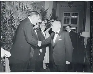 Andrei Vishinsky Shaking Hands With Henry Cabot Lodge Jr