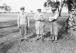 Steel Prints: Andrew Carnegie II, Wilfred Reid and George Crocker Golfing