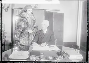 Mellon Prints: Andrew Mellon Signing a Document