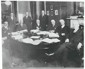 Mellon Prints: Andrew Members Addressing Board Members