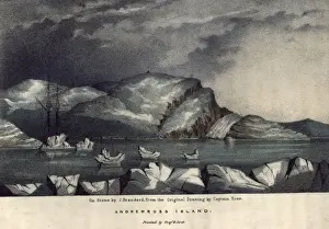 Landscape Vessel Sailing Prints: Andrewross Island