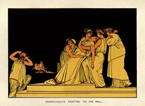 Images Dated 10th February 2015: Andromache fainting on the wall