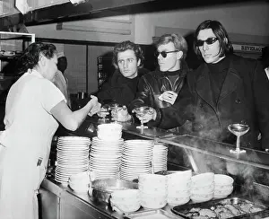 Andy Warhol At Champagne Breakfast