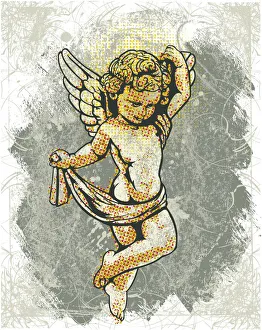 Images Dated 7th February 2018: Angel Background
