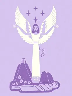 Angel Over Jesus