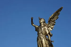 Images Dated 10th October 2011: Angel statue, Bonsecours, Quebec, Canada
