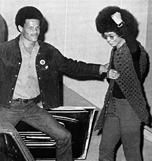 Black Power Prints: Angela Davis Gives Black Power Salute