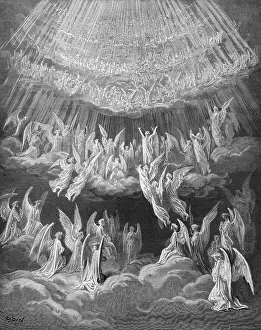 Angels in the Sky from Dante's Paradisio