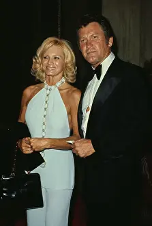 Angie Dickinson And Earl Holliman Attend A Chorus Line Party
