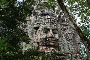 Images Dated 23rd December 2015: Angkor Thom West gate, Siem Reap, Cambodia