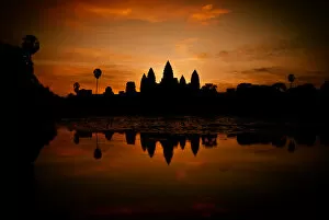 Images Dated 9th May 2012: Angkor Wat at sunrise