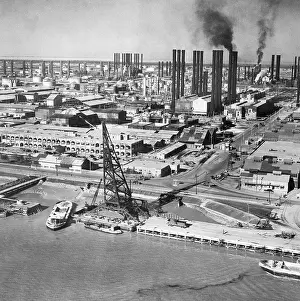 Wharf Prints: Anglo-Iranian Oil Company Plant