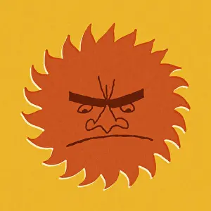Global Warming Prints: Angry Sun