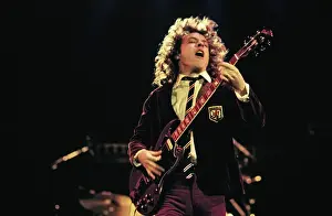 Concert Prints: Angus Young Of AC/DC