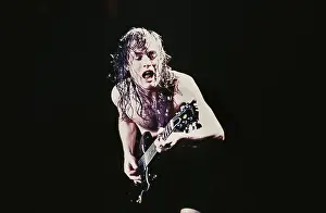 Concert Prints: Angus Young Of AC/DC