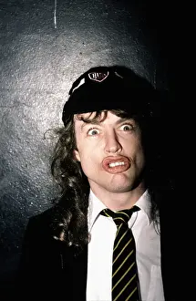 Necktie Prints: Angus Young Of AC/DC