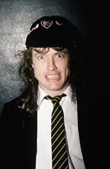 Necktie Prints: Angus Young Of AC/DC
